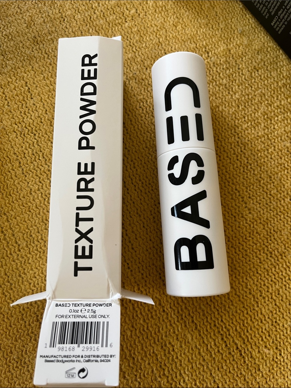 Based Texture Powder - White Travel Size Hair Styling Powder